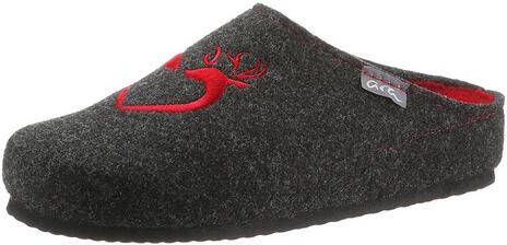 Ara Pantoffels COSY W met borduursel in hartmodel