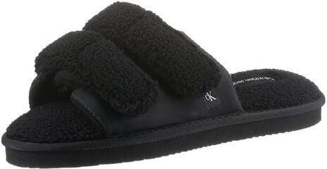 Calvin Klein Pantoffels HOME SLIDE VELCRO SHEARLING
