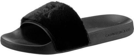 Calvin Klein Pantoffels SLIDE FUR instappers
