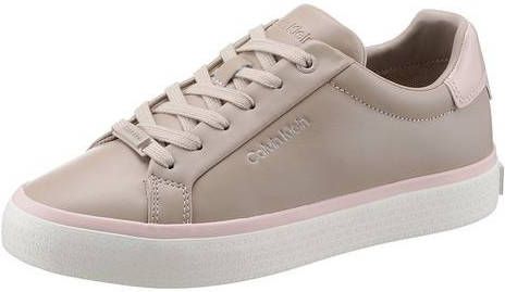 Calvin Klein Sneakers VULC LACE UP NANO FOX LTH in ck initialen aan de plateau