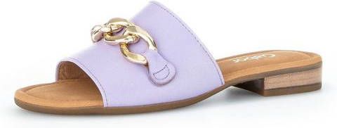 Gabor Slippers met trendy sierketting