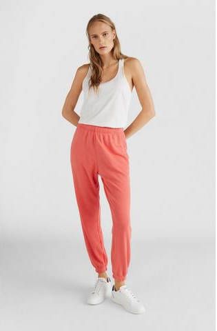 O'Neill high waist regular fit joggingbroek koraalrood