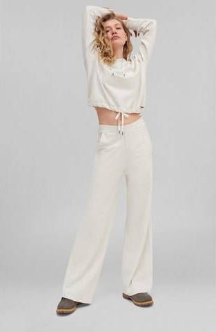 O'Neill high waist wide leg sweatpants ecru