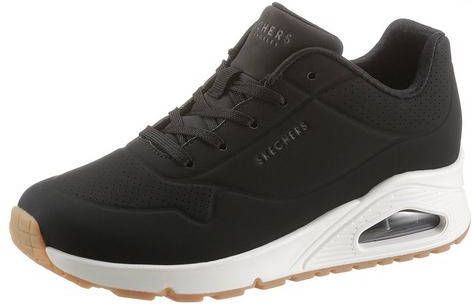 Skechers Sneakers met sleehak Uno Stand on Air met fijne perforatie