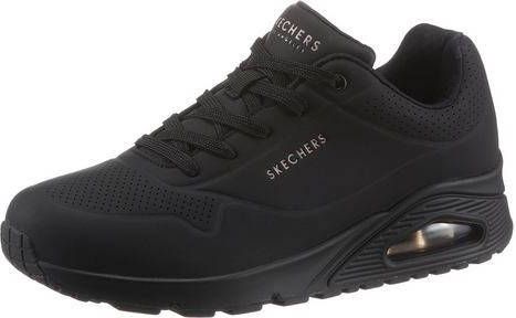 Skechers Sneakers met sleehak Uno Stand on Air met fijne perforatie