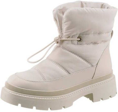 tamaris Beige casual gesloten laarsjes , Beige, Dames