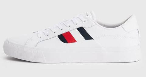 Tommy Hilfiger Sneakers CORE STRIPES VULC LEATHER met strepen opzij