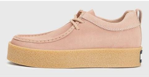 TOMMY JEANS Veterschoenen SUEDE SHOE met decoratieve stiksels