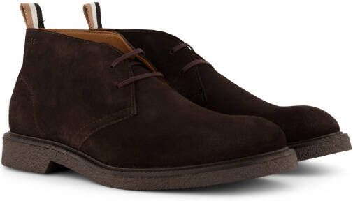 Hugo Boss nette schoenen effen leer bruin