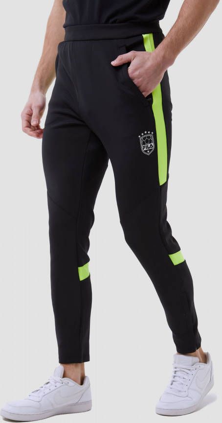 Fila drytec muscle trainingsbroek zwart/geel heren