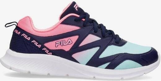 Fila galaxia 5 hardloopschoenen blauw/roze kinderen