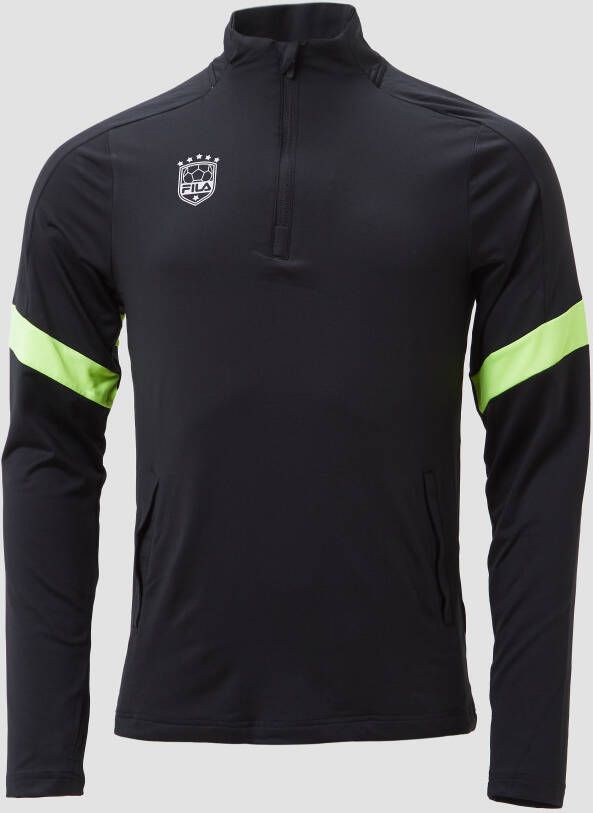 Fila sweat drytec trainingsbroek zwart/geel heren