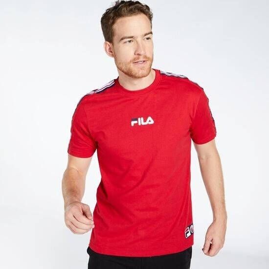 Fila thurloe shirt rood heren