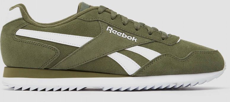 Reebok royal glide ripple sneakers groen/wit heren