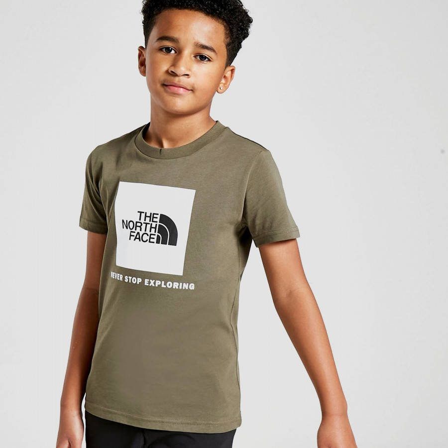 The North Face unisex T shirt Box grijs/wit