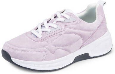 Gabor Sneakers kalfssuèdeleer Van Rollingsoft paars