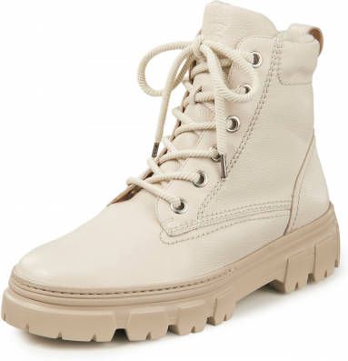 Paul Green Veterlaarsjes kalfsnappaleer wit