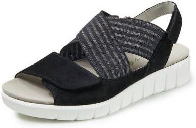 Waldläufer Sandalen sleehak zwart