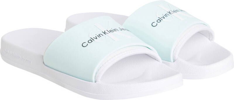 Calvin Klein Slide Monogram Slippers Dames