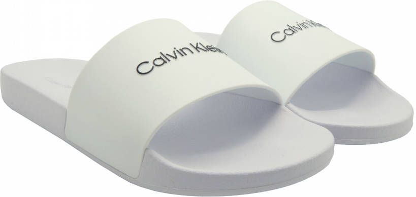 Calvin Klein Slippers FORTINA 5R met een logo opschrift
