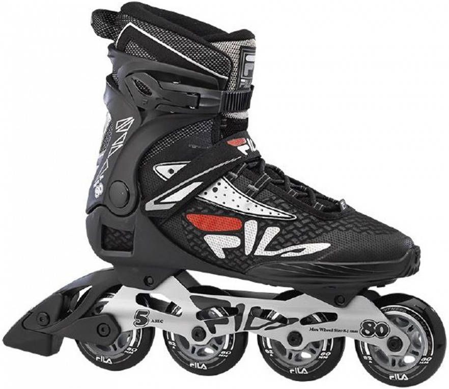 Fila inlineskates Legacy Pro 80 heren zwart/rood maat 45,5