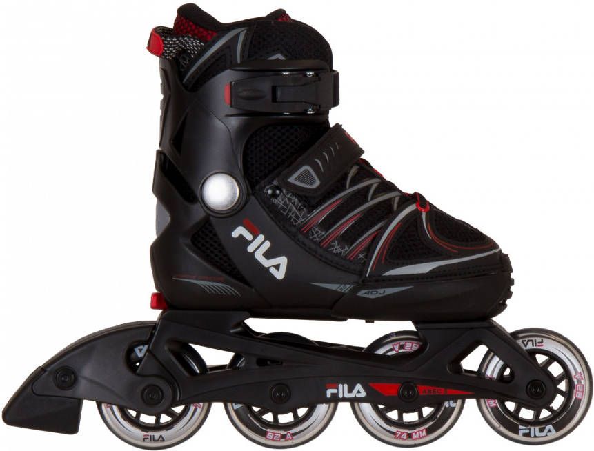 Fila inlineskates X One jongens zwart/oranje maat 29-32