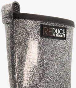 Braqeez Regenlaarzen Duurzaam RD121960 789 Glitter Zwart 27