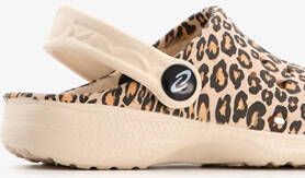 Scapino Kinder klompen met luipaardprint