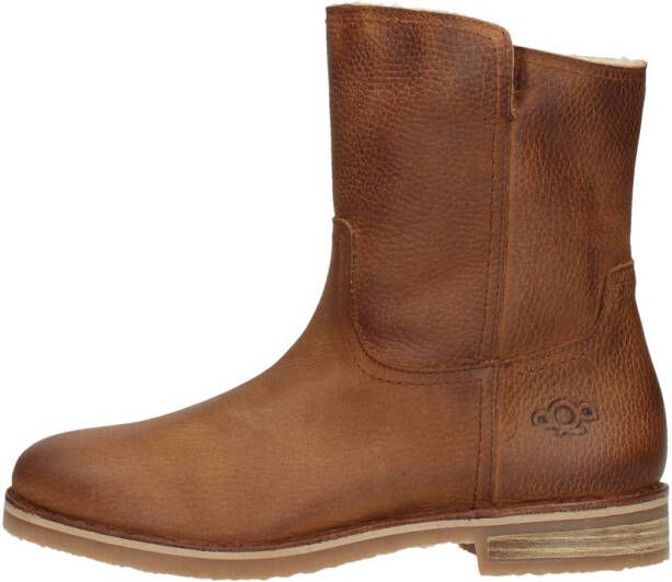 Aqa Enkellaarsjes cognac Leer 182324