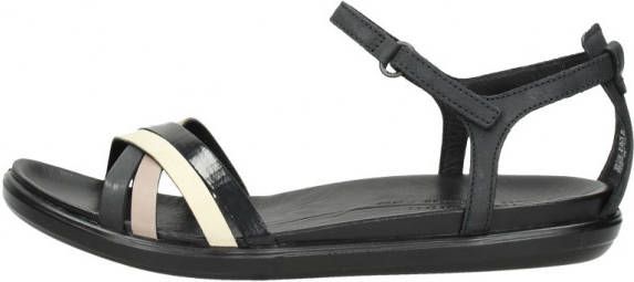 Ecco Sandalen Simpil Sandal rundnappaleer zwart