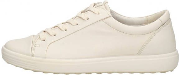 Ecco Soft 7 W Veterschoen Beige