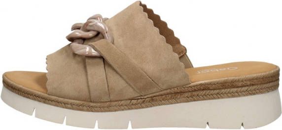 Gabor flip flops 82.891.33 , Beige, Dames