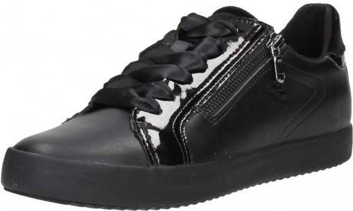 Zwarte Sneakers met Rits/Veter Geox Blomiee - Vindjeschoen.nl