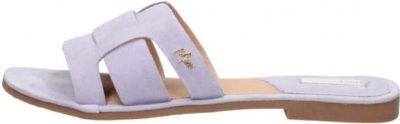 Mexx Jacey suède slippers geel/multi