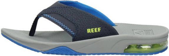 Reef Slippers Kids Fanning Blauw