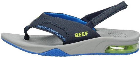 Reef Slippers Little Fanning Blauw