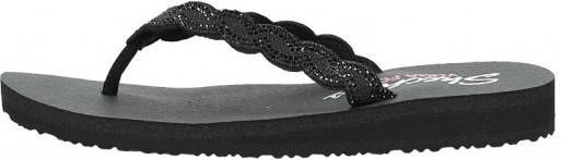 Skechers Meditation Slipper Dames Zwart