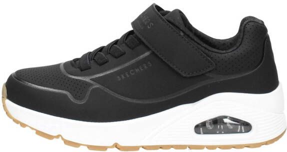 Skechers Street Klittenbandschoen Jongens Zwart