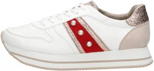 Tamaris Sneaker Laag Dames Chunky Ultra Light Wit | 37 - Schoenen.nl