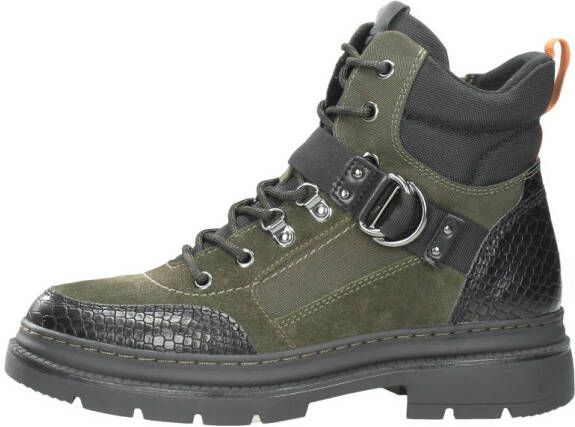 Tamaris Veterboot Zwart/Groen