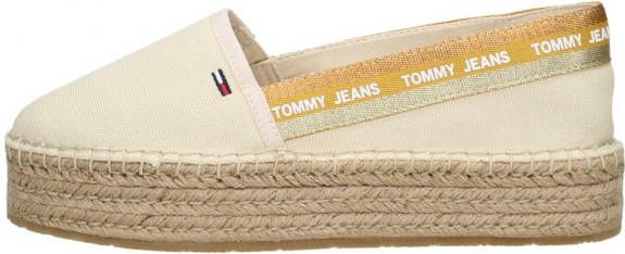 Tommy Hilfiger Beige Espadrilles Tommy Jeans Flatform Esp
