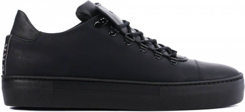 Nubikk Jagger Gomma leren sneakers zwart
