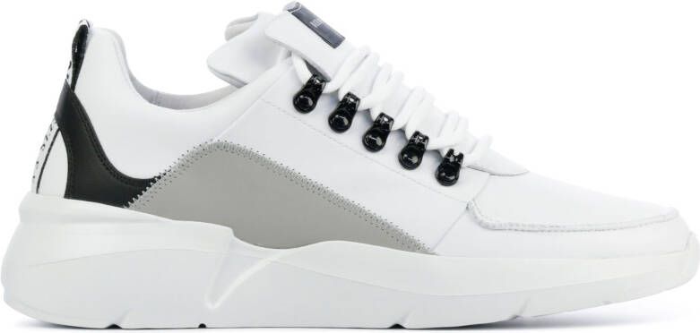 Nubikk Roque Royal leren chunky sneakers wit/multi