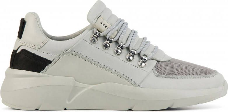 Nubikk Roque Roman nubuck sneakers grijs/off white