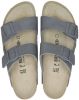 Birkenstock Arizona slippers grijsblauw online kopen