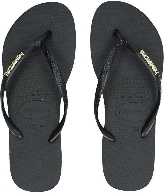 zwarte havaianas slippers