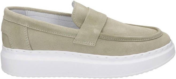 Maruti Charlot chunky suède loafers beige