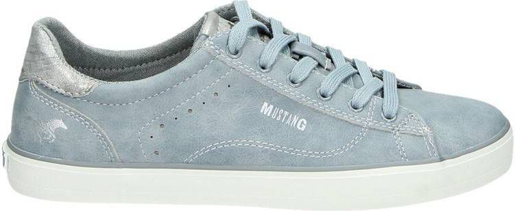 Mustang lage sneakers blauw - Vindjeschoen.nl