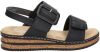 Rieker Antistress sandalen zwart online kopen