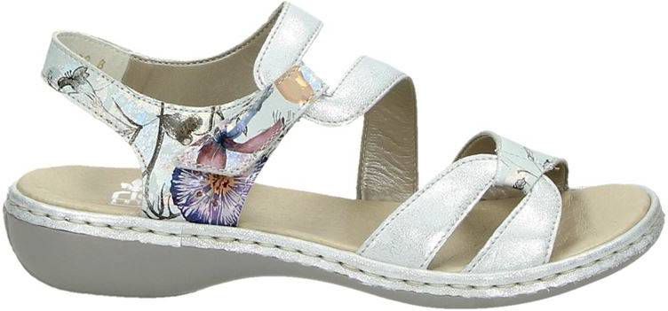 Rieker Space Madeira sandalen zilver - Vindjeschoen.nl